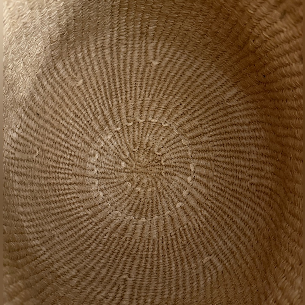 NWT Authentic Chloé Large Woody Braided Grey Raffia - Picture 11 of 11